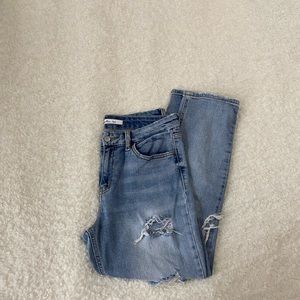 Willow & Root high rise ankle jeans